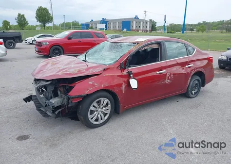 2017 Nissan Sentra Sv z USA, uszkodzony, nr VIN 3N1AB7AP1HL640125